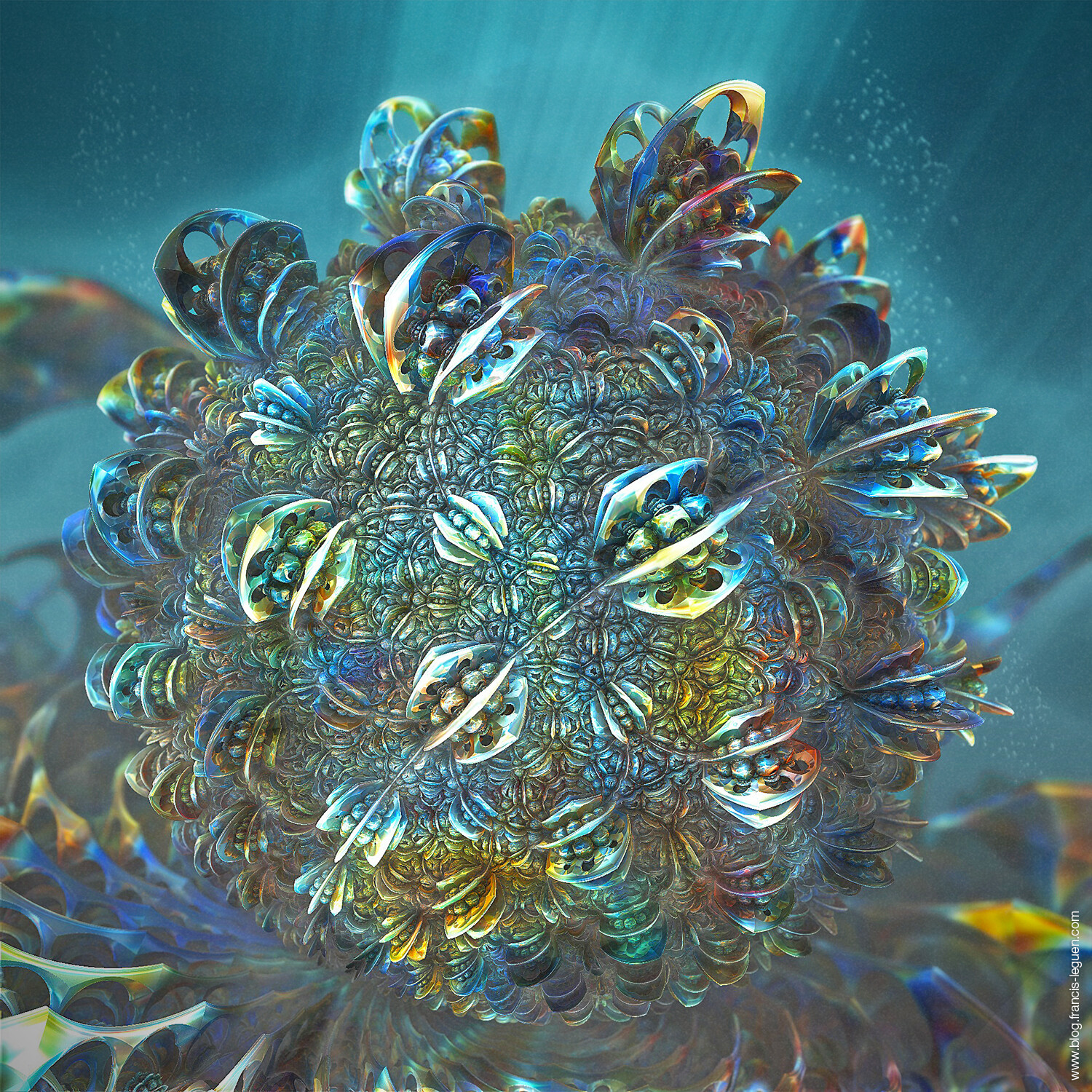 Tableaux fractals : Comment j'ai imaginé Abalone ? - Boutique fractale - art mural, tableau, coloré