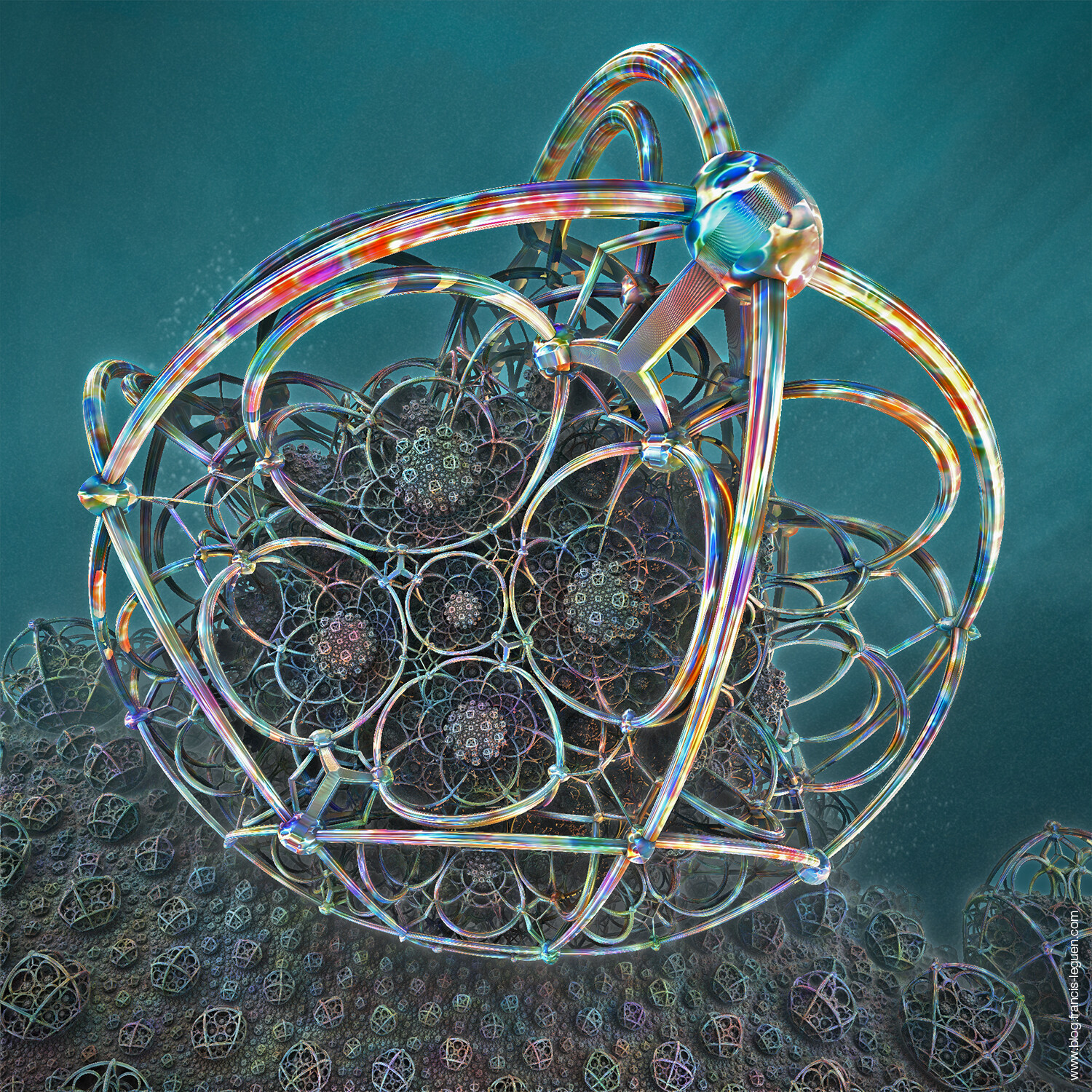 Tableaux fractals : Comment j'ai imaginé Abalone ? - Boutique fractale - art mural, tableau, coloré