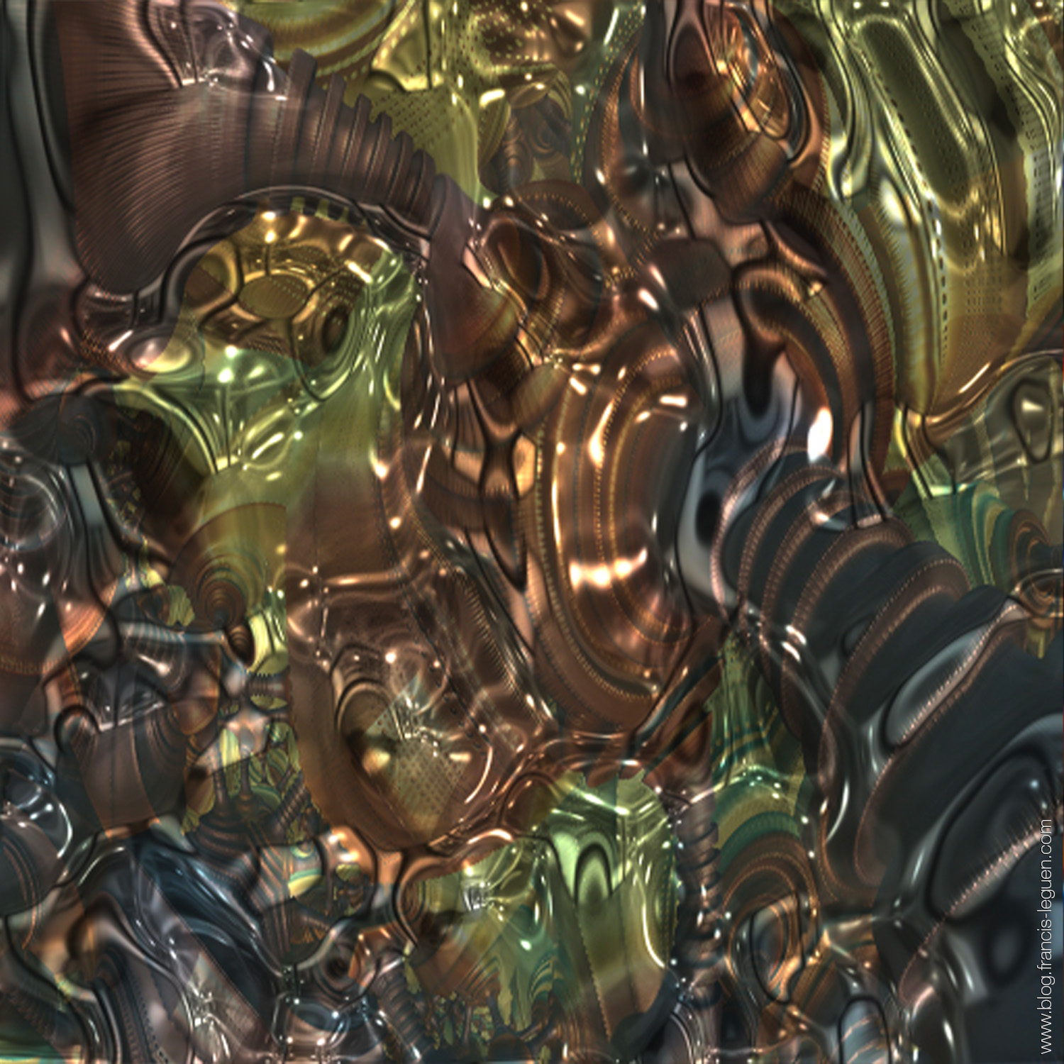 Tableaux fractals : Comment j'ai imaginé Abalone ? - Boutique fractale - art mural, tableau, coloré