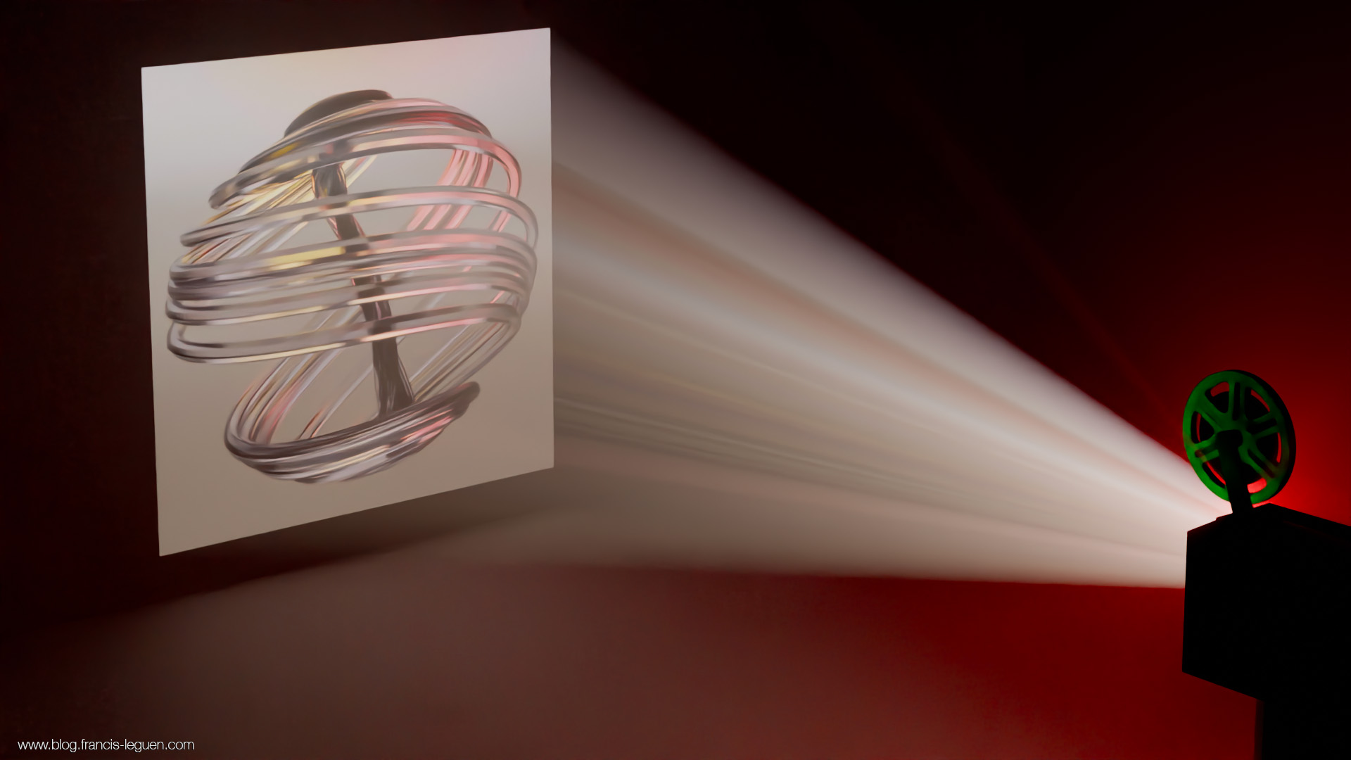 Eclairage volumétrique dans Blender avec de la vidéo ! - 3D - perspective, lumière, rotation