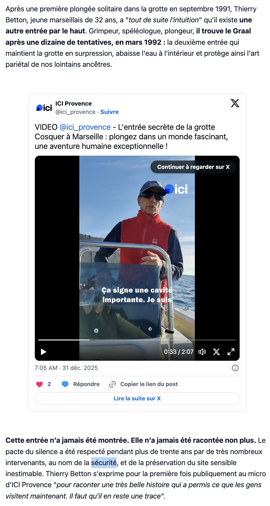 Choses vues. Décembre 2025 - Choses vues - surprise, moment, éphémère