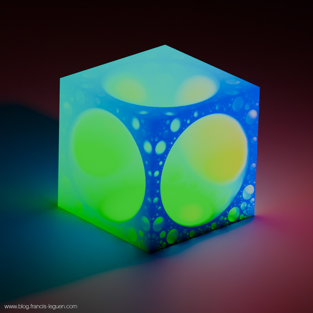 Des textures fractales dans Blender 5.0 ! - 3D, perspective, maillage