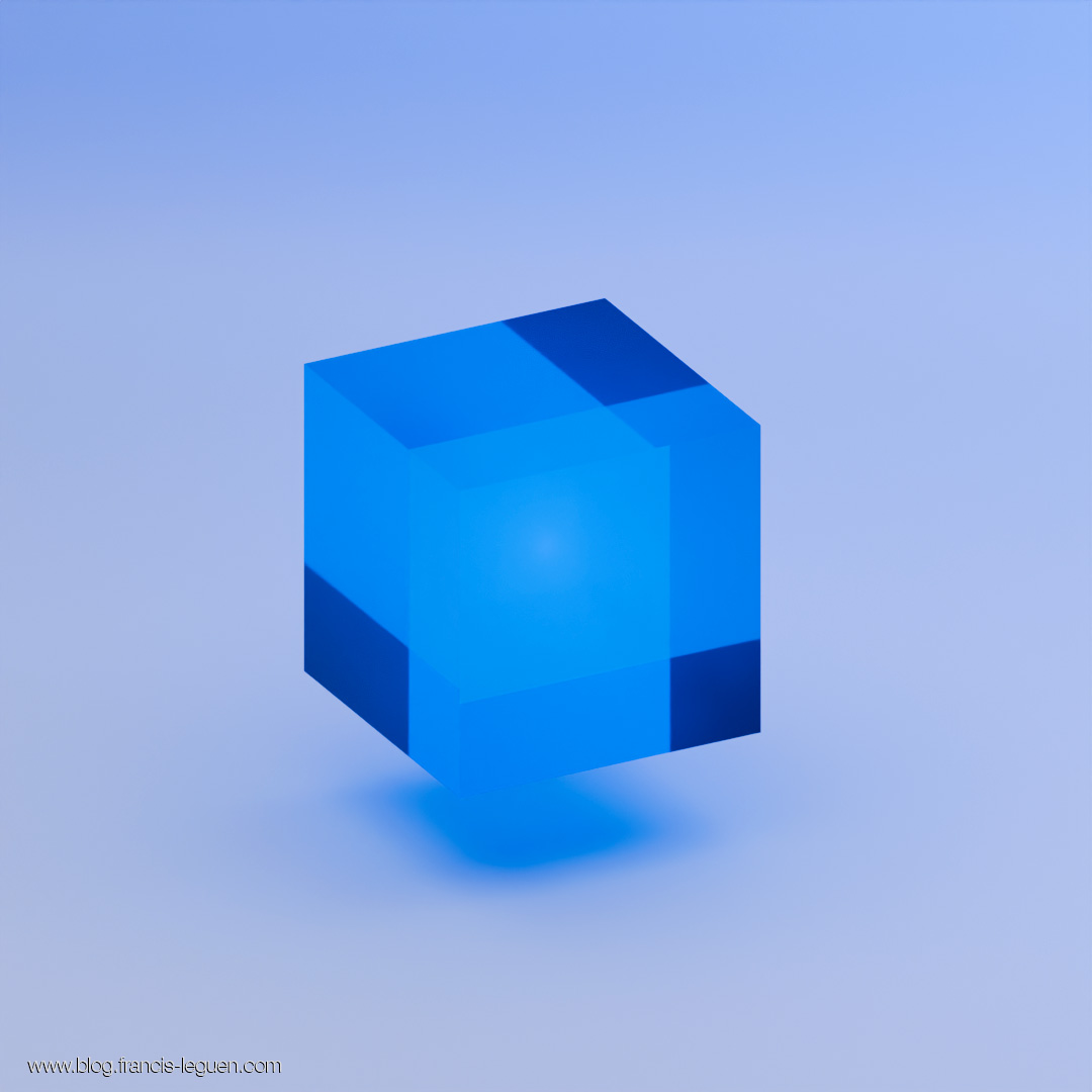 Fractales : avec Blender aussi - lumière, modèle, maillage