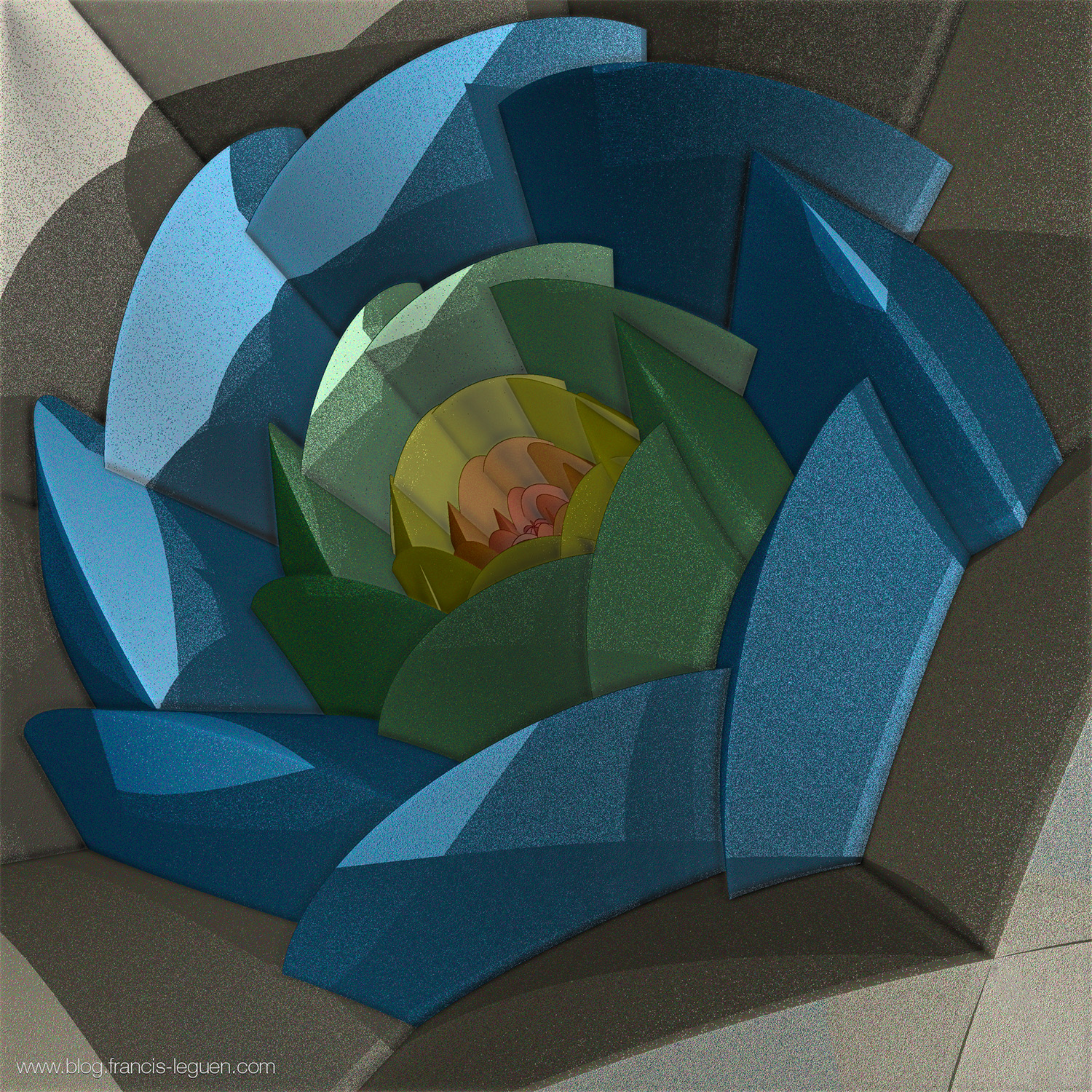 L'oloïde, un incroyable solide - lumière, surface, texture