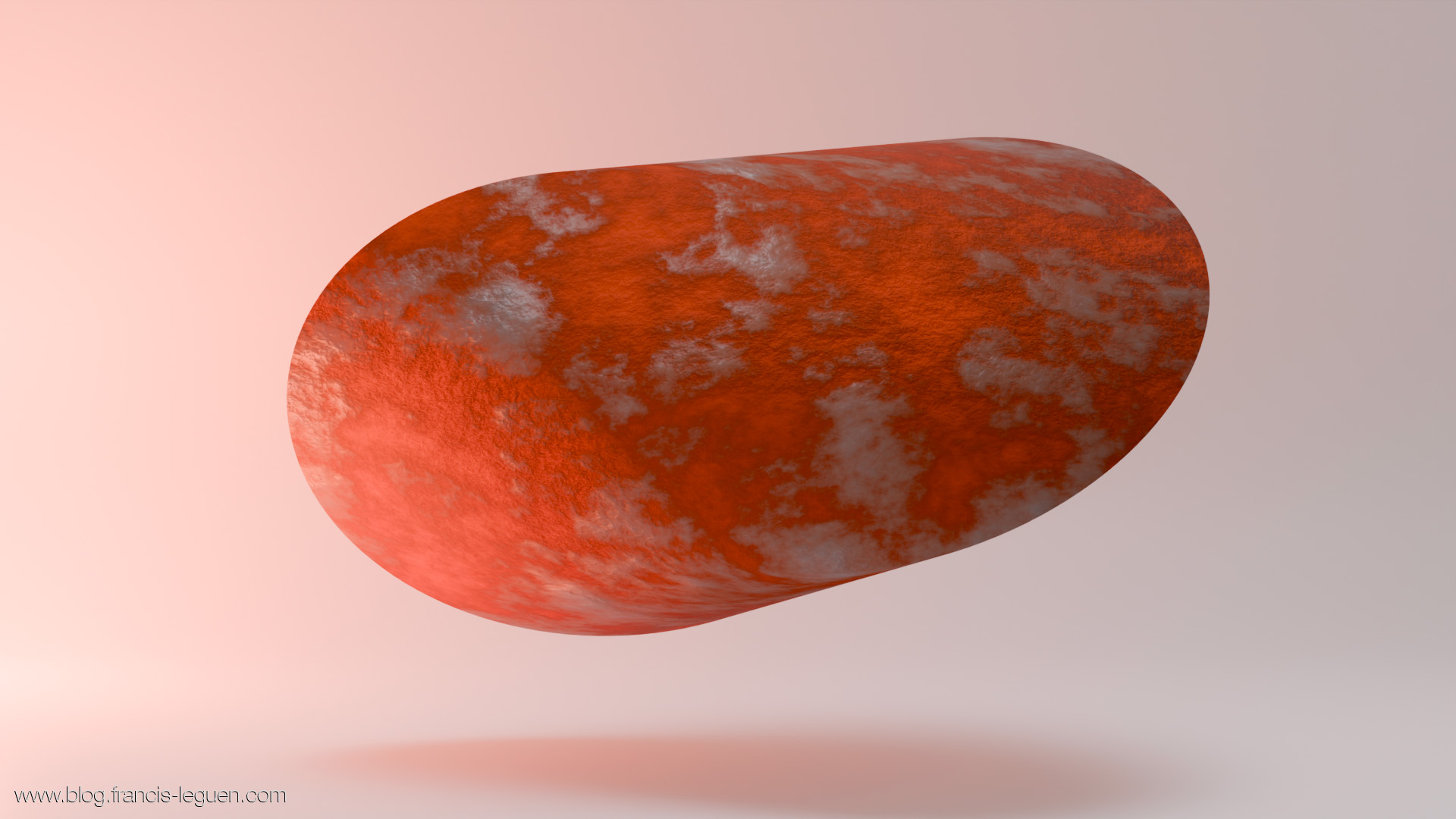 L'oloïde, un incroyable solide - lumière, surface, texture