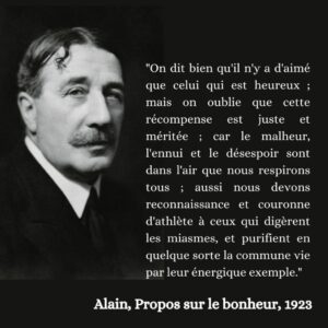 Propos sur le bonheur - Alain