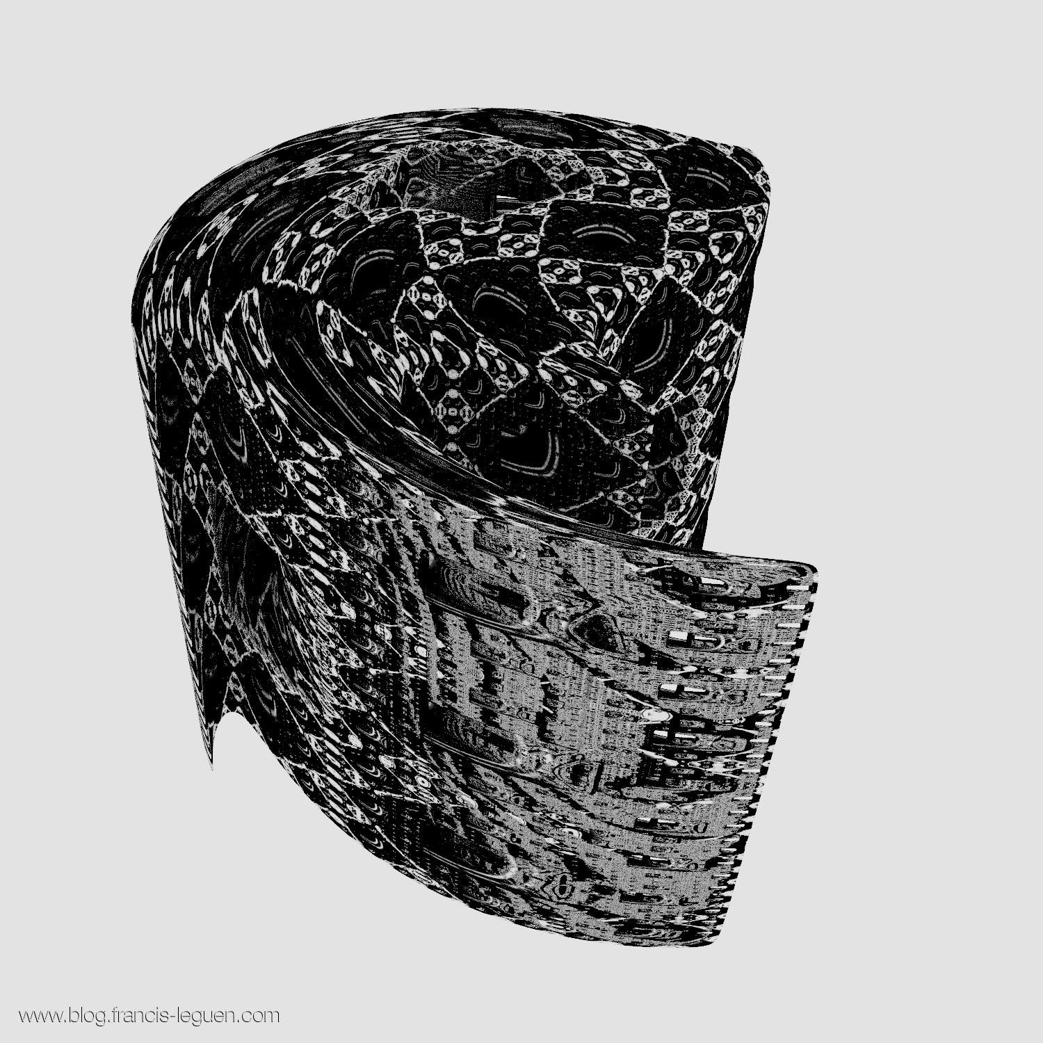 MandelBro3D : Des fractales multidimensionnelles dans JWildfire Swan - répétition, ensemble, mathématiques
