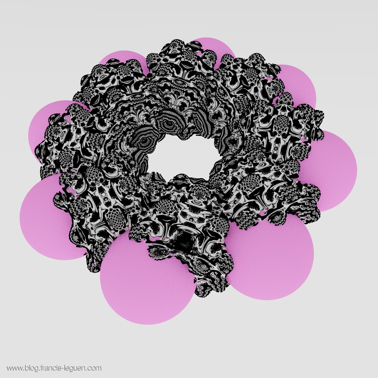 MandelBro3D : Des fractales multidimensionnelles dans JWildfire Swan - répétition, ensemble, mathématiques