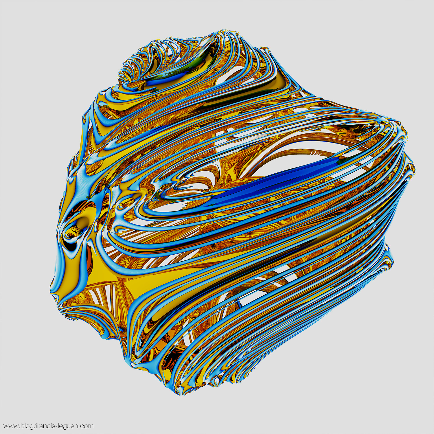 MandelBro3D : Des fractales multidimensionnelles dans JWildfire Swan - répétition, ensemble, mathématiques