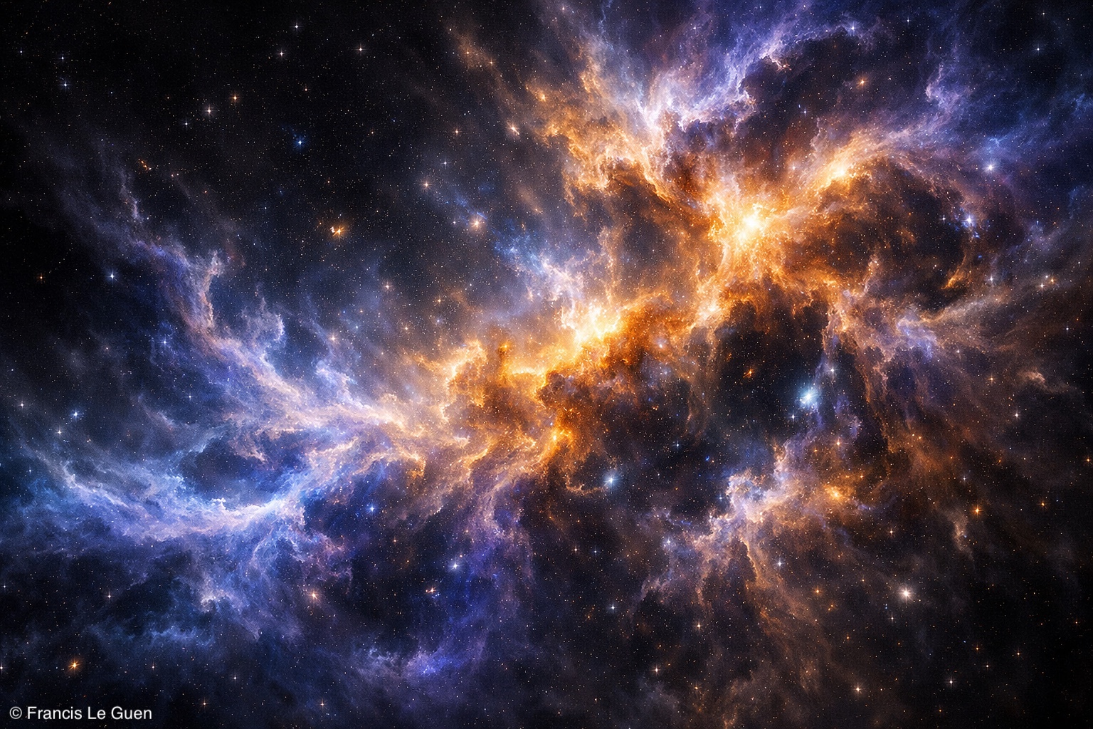 Cosmos : le chaos dans la génèse des galaxies - Espace, Fractales